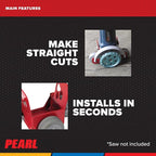 PEARL ABRASIVE CO. BR45003 3-Wheel Grinder Caddy Blade Roller