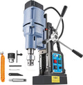 ZELCAN 1550W Mag Drill Press with 2" Dia. 3125 lbf/13900N Mag Force, 650 rpm Power Magnetic Drill with Stepless Speed & Reversible Direction for Metal Surface