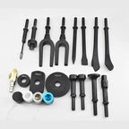 Air Hammer - 21PCS Air Chisels (Tapered Punches, Panel Cutter & Flat Chisel), 2500 BPM - for Car Repairs, Cutting Metal Sheets, Removing Wall Fixtures, Drilling Through Walls, Dismantling Nuts