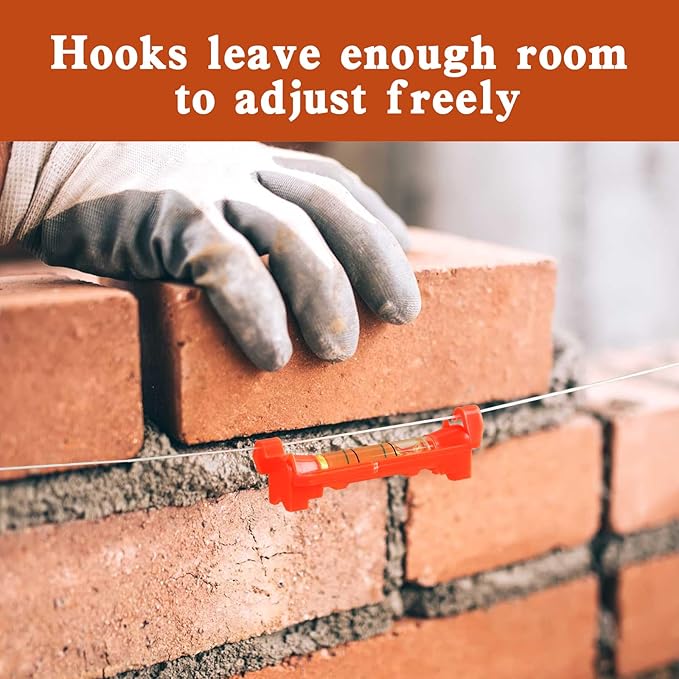 BETHEL 5 PCS Hanging Line Level Bubble String Leveler Tools Small Spirit Levels for RV Landscape Camper Construction Measure Work