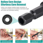 5PCS Countersink Drill Bit Set, Professional Brocas para Madera - Adjustable Wooden Drill Bit Set, Used for Wood Countersink Drill Bit with Depth Stop