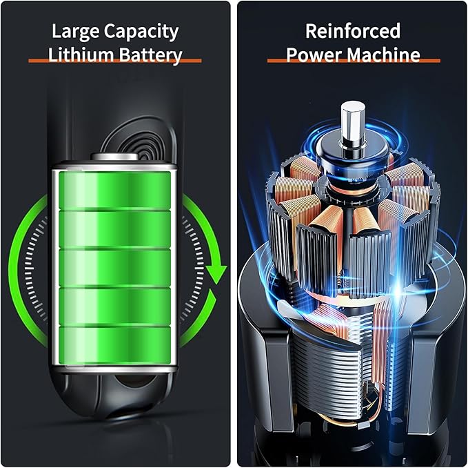 8.0V Cordless Rotary Tool, 5 Speeds, 65 Pcs Rotary Tool and Accessories Multi-Purpose For Carving, Engraving, Sanding, Polishing and Cutting,DIY Crafts