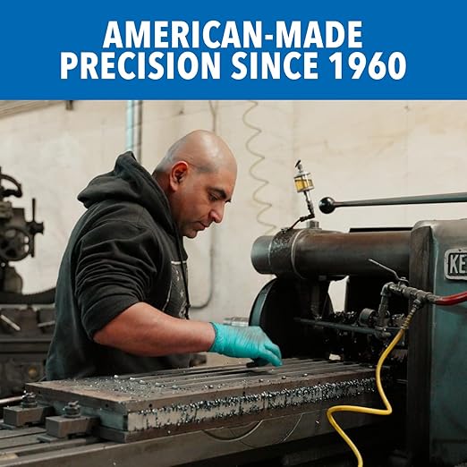 4-Piece Combination Square Set - 4R 18” Metal Ruler, Protractor, Center Finder, Combo Square with Level and Scriber Tool - for Metal Working and Fabrication, Carpentry, Woodworking and More PEC Tools