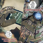 HANDLANDY Work Gloves for Men & Women, Utility Mechanic Working Gloves Touch Screen, Flexible Yard Work Gloves