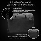 Briggs & Riley Toiletry Kit - Travel Bags for Women & Men, Organizer for Vacation, Dopp Kit for Bathroom Accessories, Makeup, & Skincare