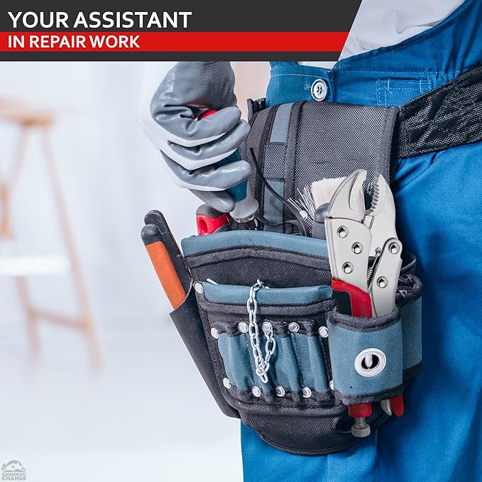 Locking Pliers Wire Cutters Heavy Duty - 8 Inch Clamp Plier Welding Plumping Tool - Stainless Steel Vice Grips Pliers with Curved Jaw & Anti-Slip Handle for Plumbing, Welding, Automotive, Woodworking