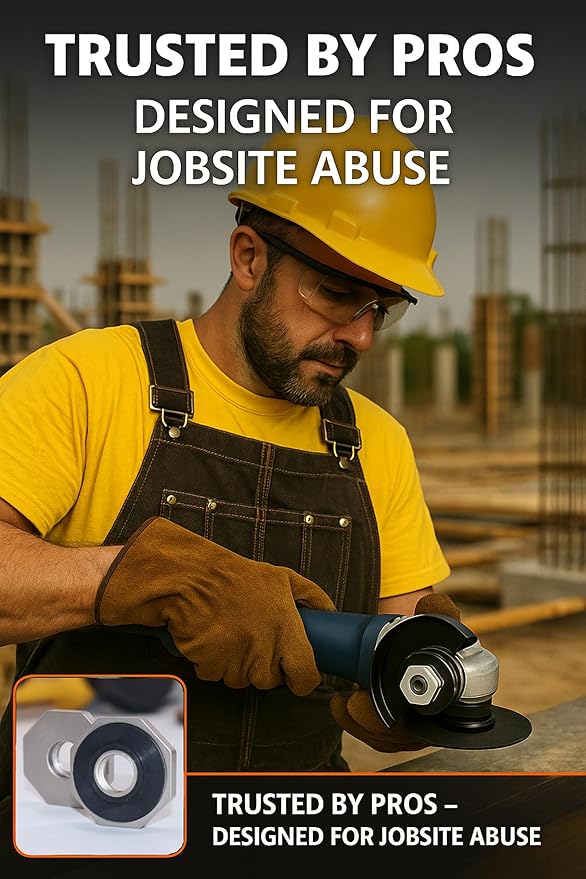 Magic Flange Nut – Angle Grinder Quick Release Lock Nut, 5/8-11 Tool-Free Disc Change, Universal Fit for DeWalt, Makita, Milwaukee Grinders