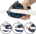 Bates- PVC Pipe Cutter, Cuts up to 1-1/4", Navy Blue Ratcheting PVC Pipe Cutter Tool, Pipe Cutters PVC Pipe Shears, Plastic Pipe Cutter, PEX Pipe Cutter, PVC Cutter Tool, PVC Ratchet Cutter