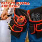 Landhoow 18 Pcs Large Magnetic Hooks Heavy Duty Garage Magnet Hooks Strong Storage Utility Magnetic Hangers with Anti Slip Rubber Coating for Indoor and Outdoor Hanging (Orange)