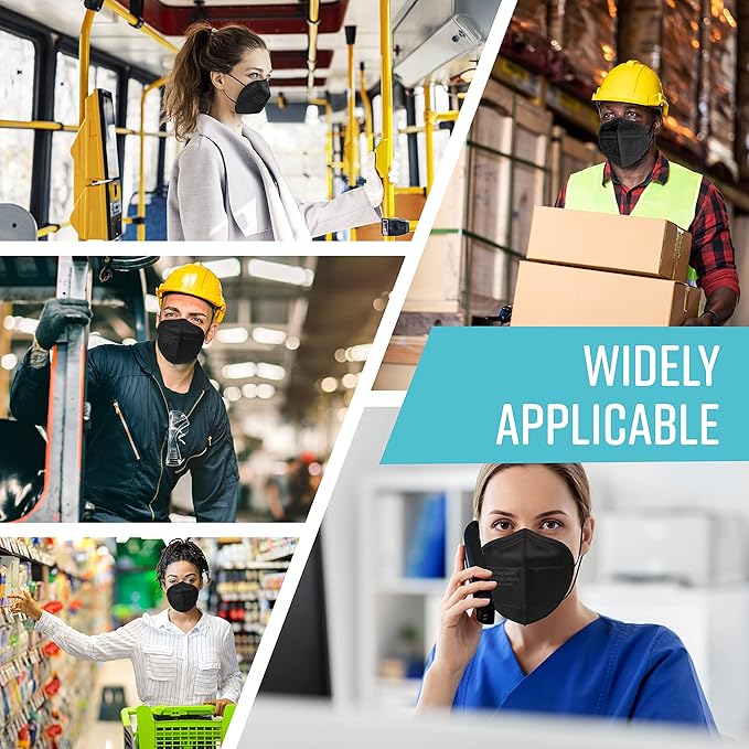 Breatheze KN95 Face Masks Made in USA - Face Masks Disposable KN95 Mask - FDA Registered Masks