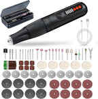 8.0V Cordless Rotary Tool, 5 Speeds, 65 Pcs Rotary Tool and Accessories Multi-Purpose For Carving, Engraving, Sanding, Polishing and Cutting,DIY Crafts