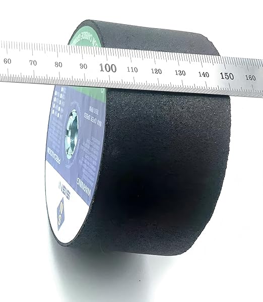 SIGNI 4 Inch Green Grinding Stone with 5/8-11 Thread (1 Pack,80 Grit，4X2X5/8-11)