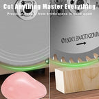 DZQ 69Pcs Accs Mini Table Saw Jewelry Making Polisher w/Flex Shaft Multifunctional Bench Grinder Sander Buffing Machine Woodworking Tool 10,000Rpm 750W