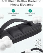 BAGSMART TSA Approved Toiletry Bag, Clear Makeup Cosmetic Bag Organizer, Quart Size Travel Bag for Toiletries, Carry-on Travel Accessories Essentials, 1 Pack-Pink