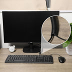 Sasylvia 1/4", 1/2", 3/8" x 500 ft Split Wire Loom Tubing Automotive Wire Loom Assortment Split Cable Sleeves Bulk Flexible Electrical Conduit Protective Kit