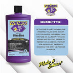 Wizards Select Pro Extra Fine Compound Step 3 Perfect Match - Fine Swirl Remover for Auto Detailing Supplies - Gloss Car Polish - Great for Black Car Paint
