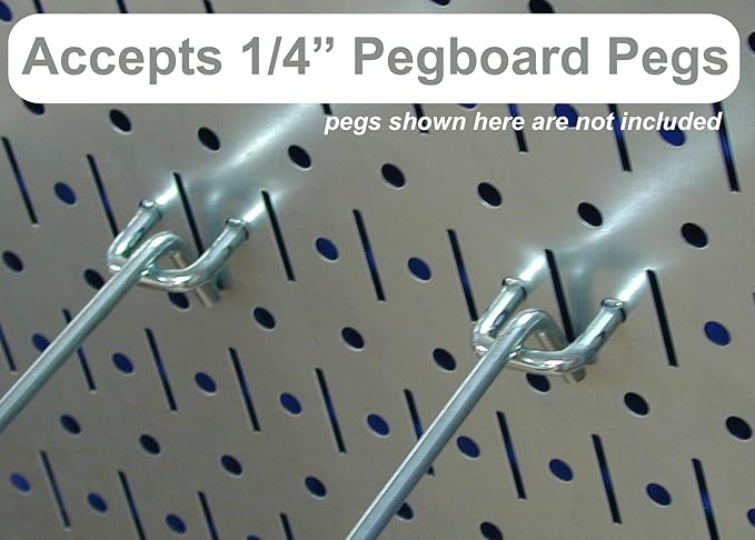 Wall Control Metal Pegboard and Accessory Kit