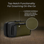 Briggs & Riley Toiletry Kit - Travel Bags for Women & Men, Organizer for Vacation, Dopp Kit for Bathroom Accessories, Makeup, & Skincare