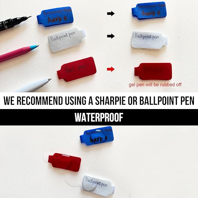 Mr-Label – 40 Pcs 0.78" x 3.54" Hook and Loop Cable Labels –Cord Tags – Upgraded Writable Cable Wraps for Clear Writing - Writable Wire Labels for Cable Management | Electronics Computers (8 Colors)