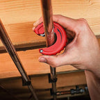 HAUTMEC Copper Tubing Cutter Set 3 PCS Copper Pipe Cutter Tool, In Portable Storage Case, Includes 1/2 in., 3/4 in., and 1 in. Cutters, Reaming Pen, 3 Spare Cutting Wheels, 1 Spare Deburring Blade