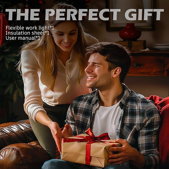 LED Work Light, 500 Lumen Gooseneck Flashlight with Magnetic Base, Zoomable Flexible Led Flashlight, Waterproof Job Site Light for Work Bench, Auto-repairing, Inspection, Emergency