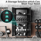 SISESOL Metal Storage Cabinet with Wheels,73" Rolling Garage Storage Cabinet with Lock,Black Metal Cabinets with Shelves and 4 Doors,Tall Tool Cabinets on Wheels for Garage,Home,Office,Shop