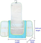 Hanging Toiletry Bag Extra Large Capacity | Premium Travel Organizer Bags For Men And Women | Durable Waterproof Nylon Bathroom, Shower, Makeup Bag For Toiletries, Cosmetics, Brushes