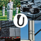 Large Zip Ties 18 Inch (120 Pack) - Heavy Duty, 220 lb Tensile Strength, Black Cable Ties, Extra Long Wire Ties, SKALON