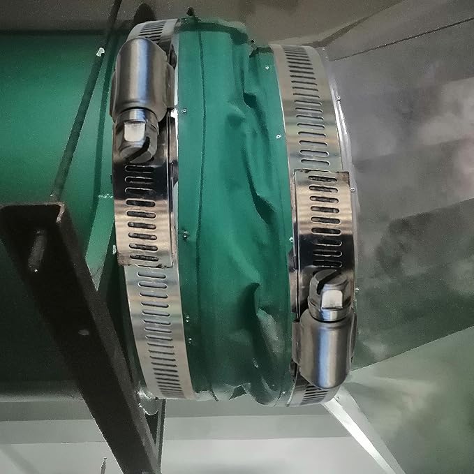 20 pack,Hose Clamp Fasteners only,DIY 304 Stainless Steel Adjustable Pipe Worm Clamp Fasteners for Air Duct Clamps,Exhaust Wrap Clamps,Water Pipe,Pole Mount and Metal Strapping