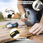 KURUI 700PCs Small Nails for Hanging Pictures & 8oz Small Hammer, Mini Hammer for Hanging Wall Decor, Hardware Roofing Nails Assortment Kit, 280 Wall Nails & 280 Finishing Nails, Picture Hangers