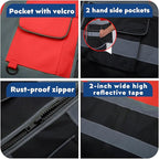 BeautyWill Custom Safety Vest Customized Logo Class 2 High Visibility Reflective Vest with Pockets Construction workwear