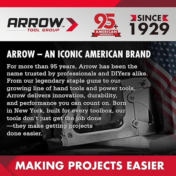 Arrow Rivet Nut Tool, 8" Rivet Nut Gun Kit Designed for Tight Space, Rivet Nut Setter with 3 Pcs Mandrels (8-32, 10-24, 1/4-20), 75 Pcs Rivnuts and 3 Pcs Drills, Sturdy Case Packed