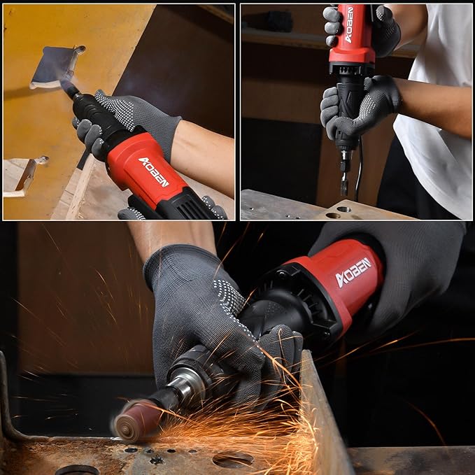 AOBEN Power Die Grinder Tool, 1/4" Electric Corded Die Grinder, 28000 RPM Heavy Duty Low Noise for Metal Grinding, Polishing, Deburring, Welding Repair