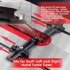 Thin Rip Jig Table Saw Jig Guide for Making Repetitive Narrow Thin Strip Cuts Woodworking Tools Fast Thin Ripping Guide for Table Saw Band Saw Router Table Fits for 3/8" x 3/4" T Slot