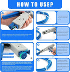 Yangoutool Zip Tie Tool – Continuously Adjustable Cable Tie Gun for Fastening and Cutting Nylon Zip Ties - Fit 4mm to 12mm Wide, 1mm to 2mm Thick Nylon Ties