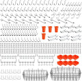 Pegboard Organizer Accessories Kit 264 PCS, Peg Board Hooks Assortment with Bins, Cups, Baskets for 1/4in Pegboard Wall Organizer, Garage Organization, Workbench, Craft Room, Hanging Tools