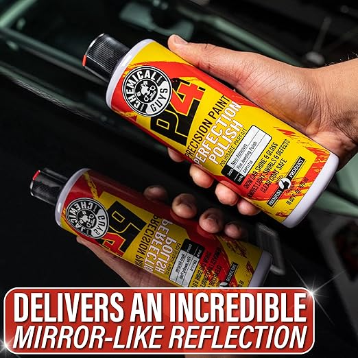 Chemical Guys GAP11716 P4 Precision Paint Perfection Polish (Paint Correction - Fixes Scratches, Swirls & Towel Marks), 16 oz.