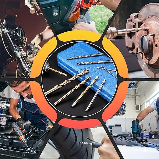 Drill Bit, 1.4mm Cutting Diameter, 4241 HSS 118° Cutting Angle Uncoated Bright Versatile Jobber Bits - (Applications: for Drilling Plastic Wood Soft Metal), 5-Pieces