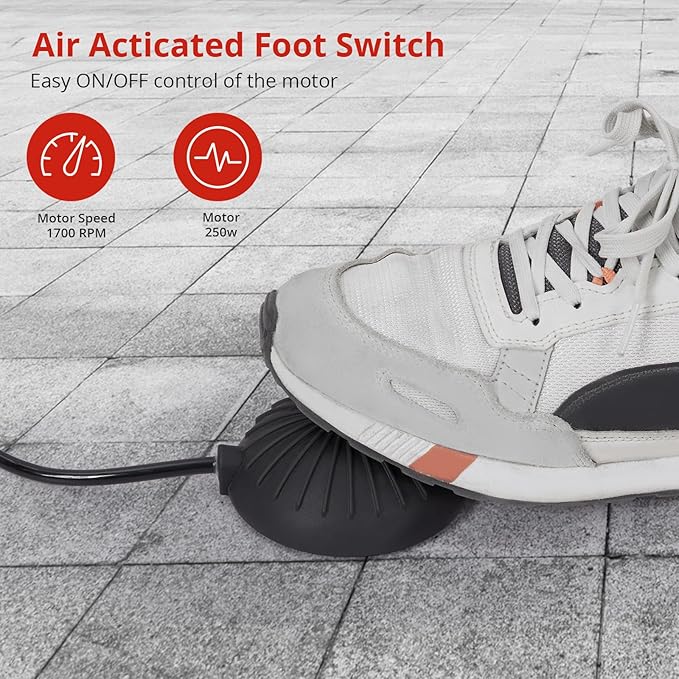 50Ft 3/8 Inch Electric Drain Cleaner Machine Auto Feed Drain Auger for 1 to 4 Inch Pipes Professional Sewer Snake with 4 Cutters Gloves Heavy Duty Clog Remover