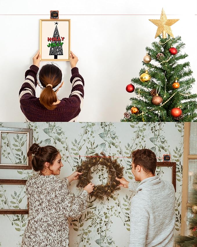 Digital Angle Finder Magnetic Electronic Angle Cube Dual Laser Gauge Digital Level with Slope Percentage Table Saw Miter Protractor Woodworking Measuring Tool Level Box for Hanging