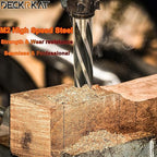 1-3/16" Reamer Drill Bit for Metal, M2 HSS Taper Reamer for Steel, Alloy, Wood, Plastic to Align, Enlarge Holes – 5-Spiral Flutes,1/2"Non-Slip Shank, 30mm Car Reamer, Bridge Construction Reamer.