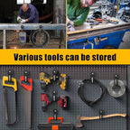 Updated 4 Pack Heavy Duty Magnetic Hook Straps for Extention Cords, Powerful Cruise Garage Storage Hook Ties for Hanging Cables, Garden Hoses Ropes, Workshop Tool Box Magnet Organize Hangers for Tools