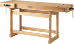 Sjöbergs Woodworkers Cabinetmaking Scandi Plus 1825 Work Bench with Two Large Vices, SJO-33279, Natural