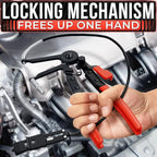 Radiator Hose Clamp Pliers Automotive – Corrosion-Resistant Hose Clamp Tool with Non-Slip Polymer Coating, Tension & Ratchet Locking Mechanisms – Reliable, Easy to Use, Time-Saving for Car Repairs