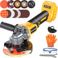 Cordless Angle Grinder Compatible with 20V Dewalt Battery (No Battery),Brushless Motor,Variable Speeds,Lock-On Switch,4-1/2" Blade,Power Electric Angle Grinders Tool for Polishing,Grinding,Cutting