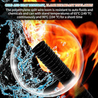 Split Loom Wire 1/4" X 50ft, 1/2" X 50 ft, 3/8" X 50 ft Electric Wires Covers Flexible Wire Loom Tubing Dog Cat Cord Protector Split Cable Sleeves (50ft)