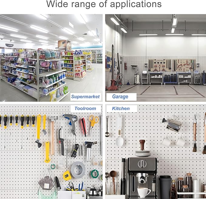 10 Pcs Pegboard Hooks, 6 Inch Peg Board Hooks, Pegboard Pegs Accessories with Rubber Tipped, Double Peg Hook Fit 1/4” Hole, Heavy Duty Tool Utility Hook for Hanging Tools, Bags and More