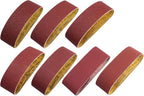 20 PCS Sanding Belts 3x21Inch Aluminum Oxide Belt Sander Sanding Belts 40/60/80/120/150/240/400 Assorted Grits Sanding Belts for Belt Sander