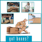 Box Cutter Retractable Utility Knife - Heavy Duty Box Cutter Knife Cardboard Cutter - Box Opener Razor Blades Utility Knife - Box Knife Carpet Cutter with 5 Sharp Blades