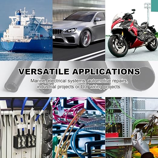 1 Inch Heat Shrink Tubing, 32.8 Ft Roll Industry Marine Grade 3:1 Shrink Ratio Shrink tubing, Adhesive Lined Heat Shrink Tube, 1" Waterproof Shrink Tube for Wires Home Marine Automotive